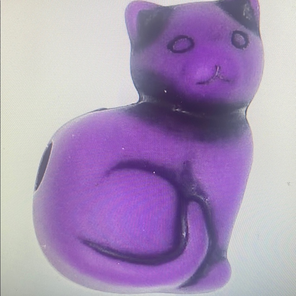 Purple Cat Bead Large